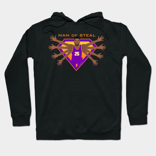 Phoenix Suns Man of Steal Hoodie by CraigAhamil